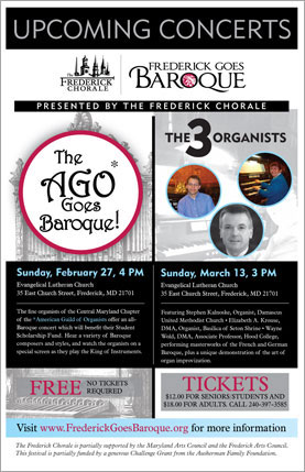 The Ago/3 Organists Poster