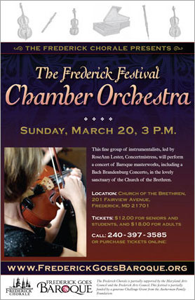 The Frederick Chamber Orchestra Poster