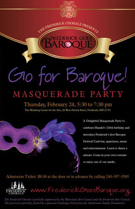 go for baroque masquerade party